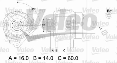 VALEO 437341 VALEO RE-GEN REMANUFACTURED Generator / Alternator foto