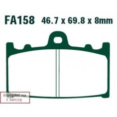 Klocki Ham. Moto. Suzuki Gsx 1250 Sports Touring (10-14)/ Gsf 1250 (Bez Abs) (07-11)/ Gsf 1200 ( (06)) 319578 EBCFA158