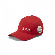 Sapca de Baseball, Ferrari Sebastian Vettel, SEB5, Unisex, Rosu, 2019 foto
