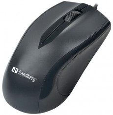 Mouse Optic Sandberg 631-01, 1200 DPI (Negru) foto