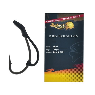 Manson Select Baits D-Rig Hook Sleeves, nr.2-4, 10buc foto