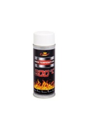 Vopsea spray temperaturi inalte Alb Lucios (ral 9003), Champion Color, 400ml Alb