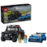 LEGO Speed Champions Jaguar Project 7 si Land Rover Defender, 740 piese
