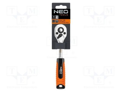 Clichet 1/2 cu comutator 265mm 45 dinți NEO TOOLS foto