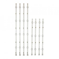 Barete leduri Samsung 43 inch, set 8 barete 4 si 3 led, BN96-38878A BN96-38879A