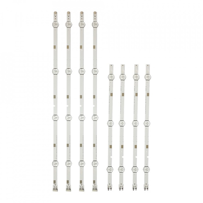 Barete leduri Samsung 43 inch, set 8 barete 4 si 3 led, BN96-38878A BN96-38879A