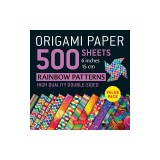 Origami Paper 500 Sheets Rainbow Patterns 6&quot;&quot; (15 CM)