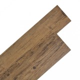VidaXL Plăci de pardoseală autoadezive, nuc maro, 5,02 m&sup2;, 2 mm, PVC