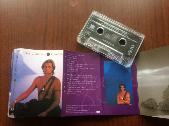 mike oldfield voyager 1996 album caseta audio muzica ambientala electronica WEA