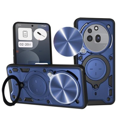 Husa Nothing Phone (3a) Pro Techsuit CamGuard Pro, albastru foto
