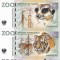 RARR : POLONIA , GRADINA ZOOLOGICA VARSOVIA - SET 4 BUC. ZOOLAR - UNC