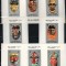 Umm al Qiwain 1972 Costumes Masks 8 imperf sets in sheets Mi.653-60 MNH M.248