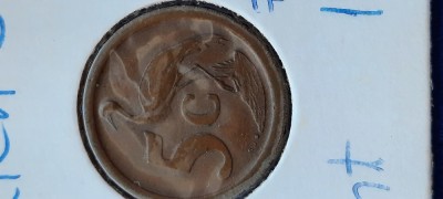 AFRICA DE SUD 5 CENT 1990 PASARE foto