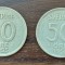 Lot 2 Monede Suedia - 50 Ore 1955 - Argint