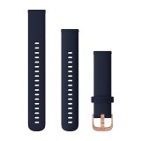 GARMIN ERSATZARMBAND 20MM SILIKON BLAU/ROSEGOLD SCHNALLE 010-12924-33 GARMIN