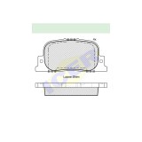 Placute frana Icer IE181633, Spate