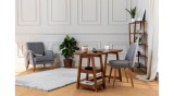 Cumpara ieftin Set Birou si Biblioteca Perla Walnut