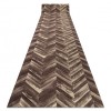 Traversa anti-alunecare DIGITAL - CHEVRON Heringă maro / bej, 120 cm