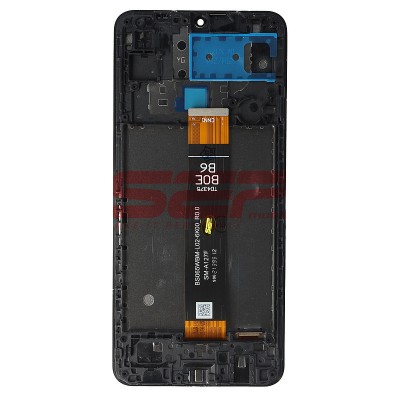 LCD+Touchscreen cu Rama Samsung Galaxy A12 Nacho / A127 BLACK COMPATIBIL foto