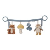 Little Dutch Forest Friends Car Seat Toy jucărie suspendabilă contrastantă 0 m+ 1 buc