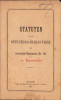 HST C1061 Statuten fur die Offiziers-Bibliothek 1887 Reg 43 Inf Caransebeș