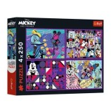 Cumpara ieftin Puzzle Trefl Disney - Mickey Mouse siprietenii, 4 x 250 piese