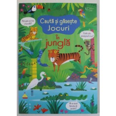 CAUTA SI GASESTE JOCURI IN JUNGLA , ilustratii de GARETH LUCAS , text de KIRSTEEN ROBSON , 2023