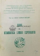 GRAMATICA LIMBII ESPERANTO - 1981 - Ignat Florian Biciort (AA118)