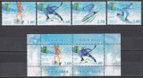 Tadjikistan 2014 - Jocurile Olimpice de iarnă - Soci, Serie + Colita, MNH