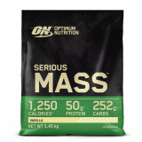 Gainer proteine Serious Mass cu aroma de vanile, 5.45kg, Optimum Nutrition