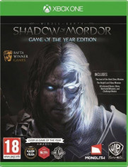 Joc consola Warner Bros Middle Earth Shadow of Mordor GOTY Xbox One foto