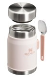 Cumpara ieftin Recipient termic alimente Stanley Classic Legendary, 400 ml, inox, menține cald/rece p&acirc;nă la 7 ore, cu spork inclus, capac etanș, BPA Free, compat