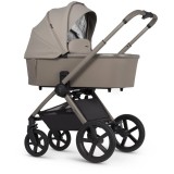 Carucior Venicci Upline 2 Taupe (Varianta: 3 in 1 + Baza IsoFix)