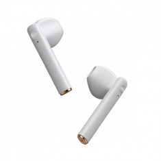 Casti wireless Baseus Encok W05, Bluetooth 5.0, TWS, IP55, 400 mAh, USB-C, Alb foto