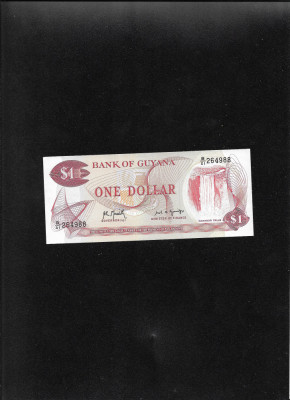 Guyana 1 dollar 1966(92) seria264988 unc foto