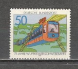 Germania.1976 75 ani calea ferata suspendata Wuppertal MG.377, Nestampilat