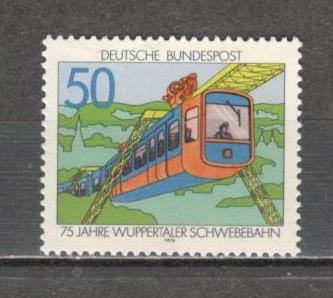 Germania.1976 75 ani calea ferata suspendata Wuppertal MG.377 foto