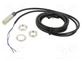 Senzor inductiv AUTONICS M12 cu 2 cabluri NO 0&divide;2mm