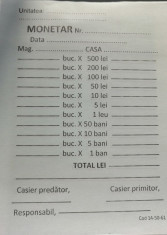 Monetar autocopiativa A6 2 exemplare 100 file foto