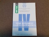 TEME SUPLIMENT GAZETA MATEMATICA CLASA A IV A RADU GOLOGAN 24/2