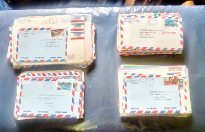 E661-Lot 135 Plicuri scrisori USA circulate stare buna. foto