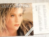 samantha fox 1987 album disc vinyl lp muzica synth pop electro jive records germany cu insert texte foto VG+