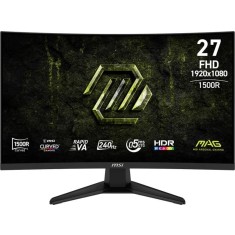 MSI MAG 275CF X24 , Monitor Gaming 27 Curved FHD, VA, 240Hz, 0.5ms, 300 cd m &sup2;, HDMI DP