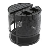 Suport tacamuri si ustensile, Paxton AE-1711A, tip stativ, otel + plastic, 23 x 25 cm