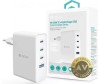 Incarcator Retea DEVIA Extreme Speed 100W 5A 1 x USB-A - 3 x USB-C Alb