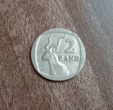 C50 - Moneda foarte veche - 2 rand - Africa de Sud - 1990
