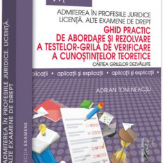 Ghid practic de abordare și rezolvare a testelor-grila de verificare a cunoștințelor teoretice - Paperback brosat - Universul Juridic
