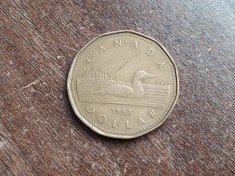 C50 - Moneda foarte veche - Canada - 1 dolar - 1993