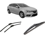 Cumpara ieftin Set 3 stergatoare RENAULT MEGANE IV Grandtour 2016-2021, parbriz si luneta, Bosch Twin-Aerotwin