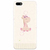 Husa silicon pentru Huawei Y5 2018, Giraffe Cute